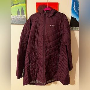 Columbia Women’s Heavenly Long Hooded Jacket Plus Size - 3x